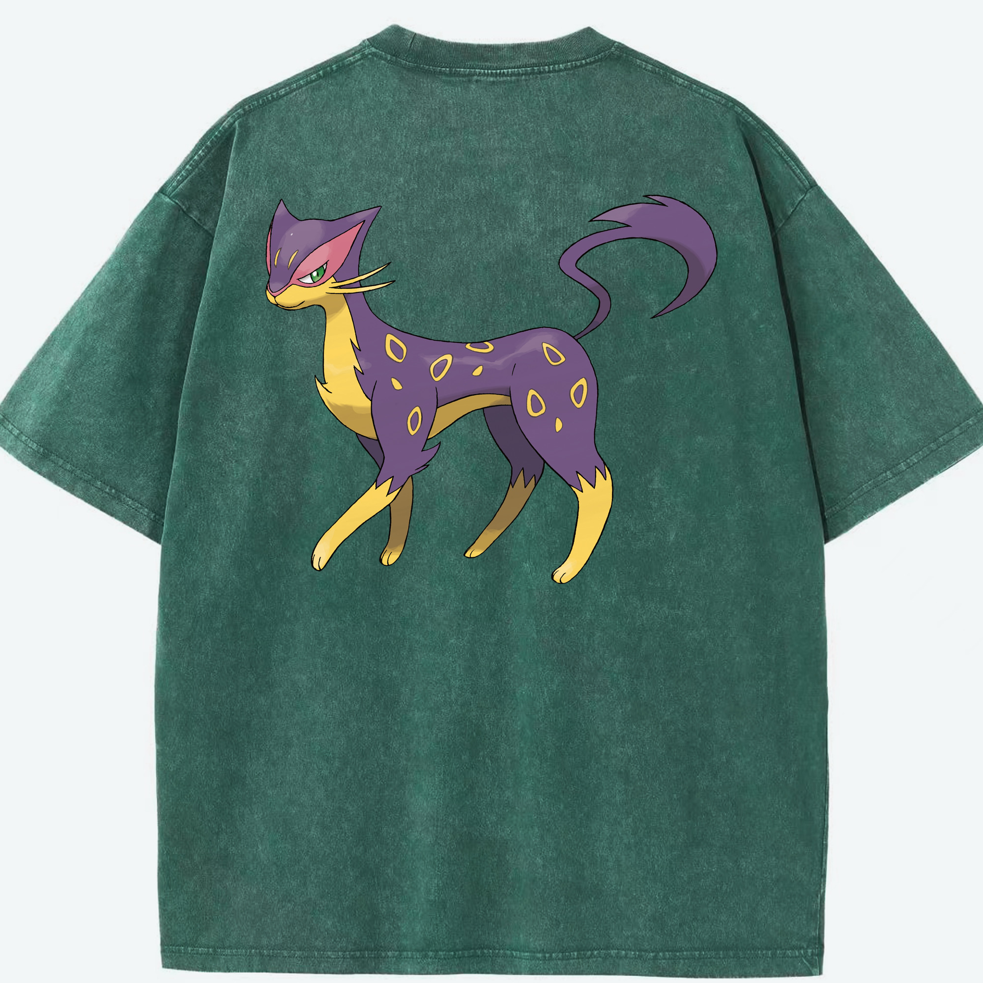 （画像用） ポケットモンスター Pokémon 綿100% ヴィンテージ風 半袖Tシャツ（背面プリント）